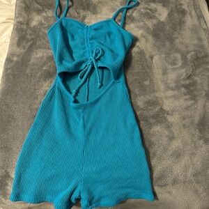 Summer romper size: small color: blue
